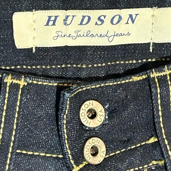 Women’s Hudson Bootcut Dark Denim Jeans‎ Made in USA Size 25 - Picture 2 of 5